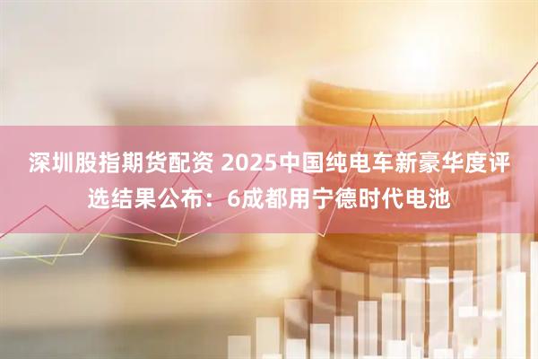 深圳股指期货配资 2025中国纯电车新豪华度评选结果公布：6成都用宁德时代电池
