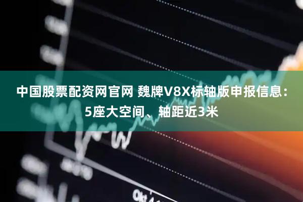 中国股票配资网官网 魏牌V8X标轴版申报信息：5座大空间、轴距近3米